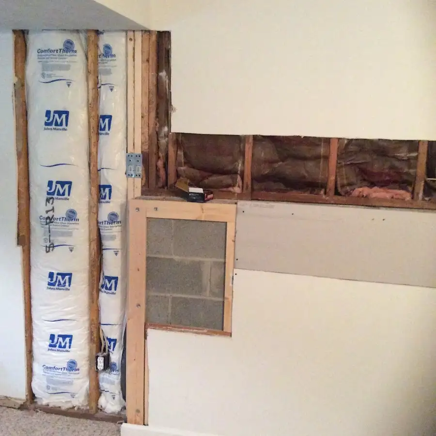 Wall insulation replacement during Contents Cleaning & Restoration in Terrell